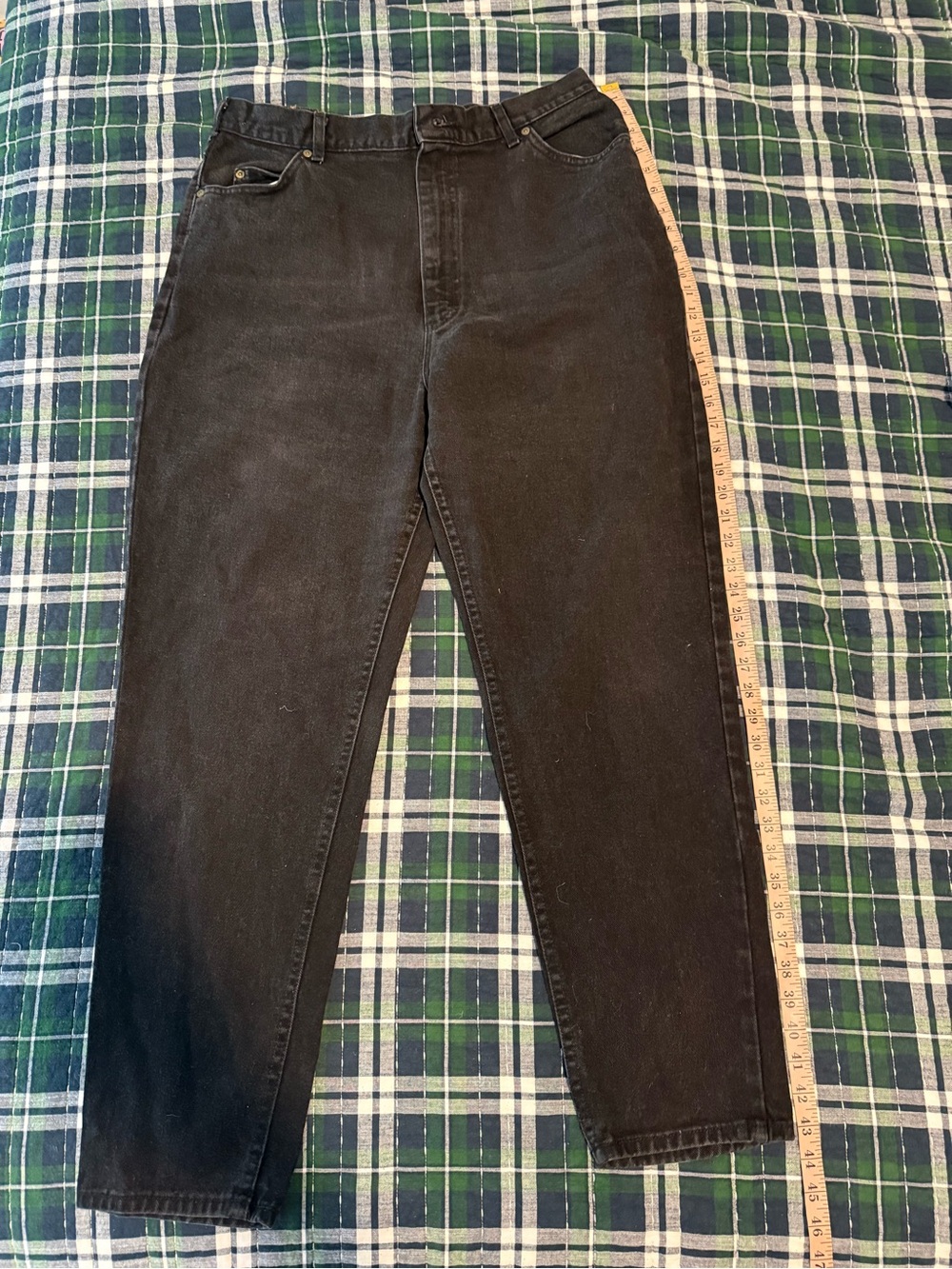 L.L. Bean Women's Straight Leg Jeans — Black
